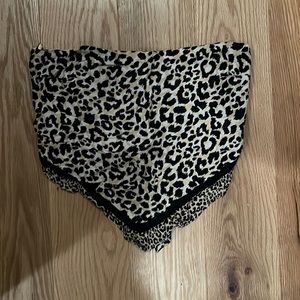 Hollister cheetah bandeau top